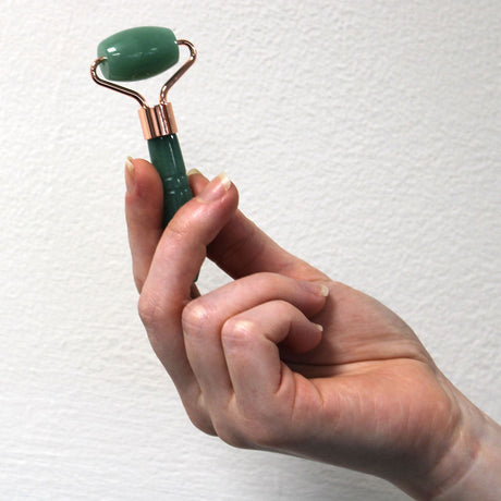 Gemstone Mini Roller – Rock Quartz (Facial Roller)