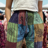 Nomad Sari - Mushroom Pants - Block Print Designs