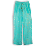 (ML) Nomad Sari On the Med Collection - Lounge Pants - Turquoise & Gold Fish Design