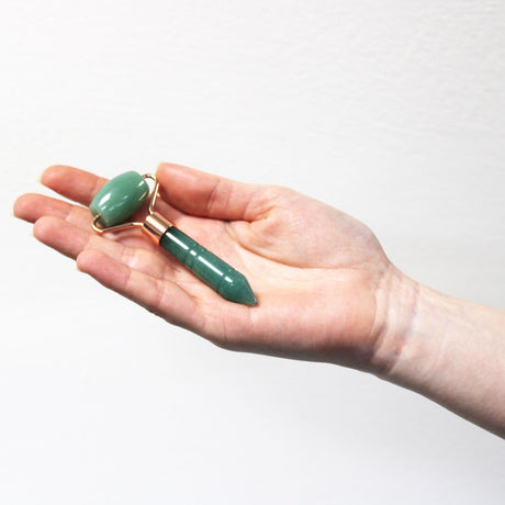 Gemstone Mini Roller – Rock Quartz (Facial Roller)