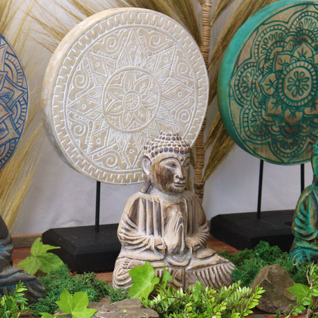 Natural Buddha Mandala Feng Shui Set – Classic Spiritual Décor