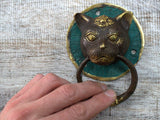 Brass Door Knocker – Tiger Head