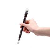 Twisted Wood & Rock Quartz Healing Wand - Crystal Energy Tool