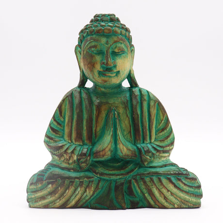 Green Buddha Knot Feng Shui Set – Eternal Wisdom & Harmony