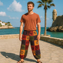 Nomad Sari - Mushroom Pants - Block Print Designs