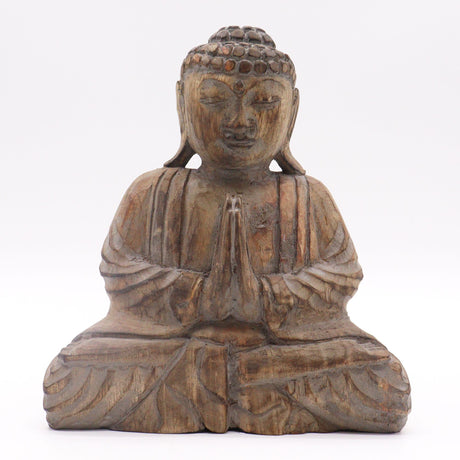 Buddha Feng Shui Set with Hamsa Hand - Grey Meditation & Home Harmony Decor