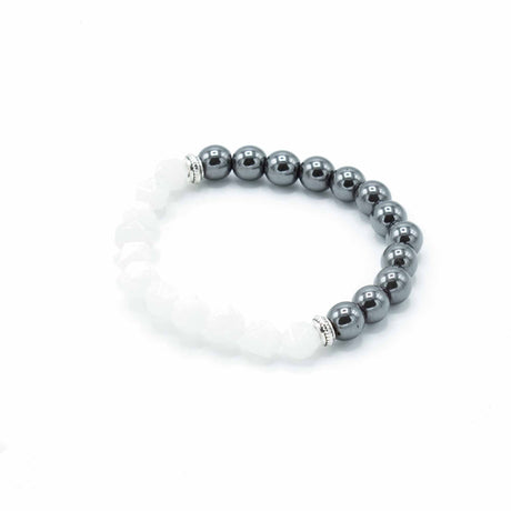 Faceted Gemstone Bracelet – Magnetic Rock Quartz