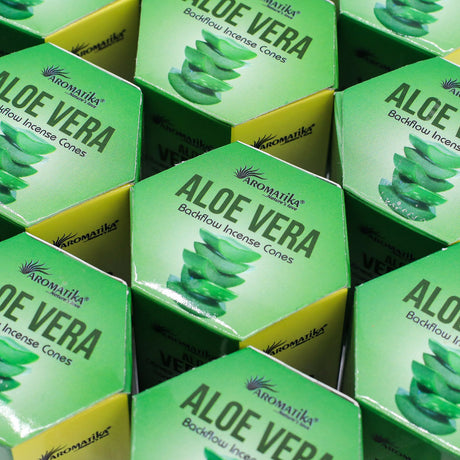 Aloe Vera Masala Backflow Incense Cones – Pack of 10
