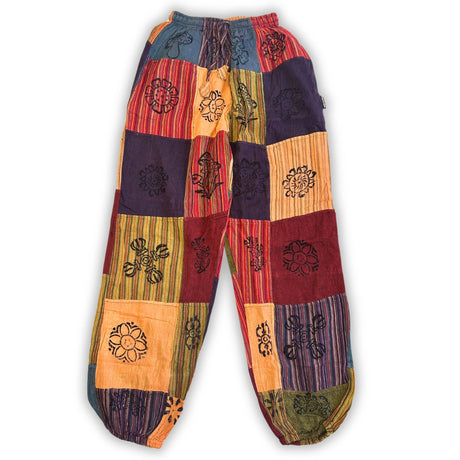 Nomad Sari - Mushroom Pants - Block Print Designs