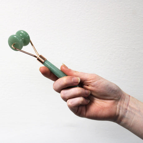 Gemstone Mini Roller – Rock Quartz (Facial Roller)