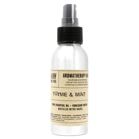 100ml Essential Oil Mist – Thyme & Mint