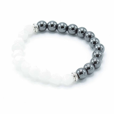Faceted Gemstone Bracelet – Magnetic Rock Quartz