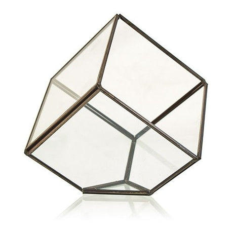 Glass Terrarium – Cube on Corner