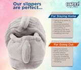 Funny Animal Slippers for Women & Men, House Shoes, Turtle, Flamingo, Bunny, Shark, Cozy Furry Slippers