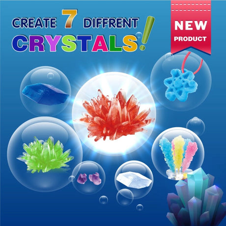 Big Bang Science - Crystal Growing Kit, Crystal Starter Kit, DIY Craft Kit Educational Toy, Sceince Toy, Boys Girls Birthday, Christmas Gift