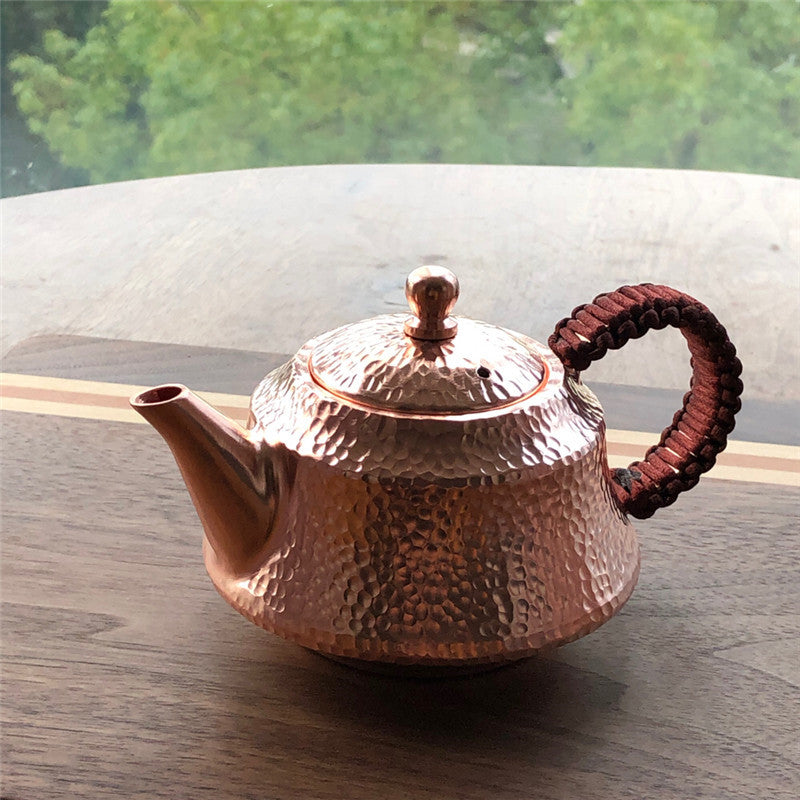 Handmade Pure Copper Teapot – Kung Fu Tea Ceremony – view 3