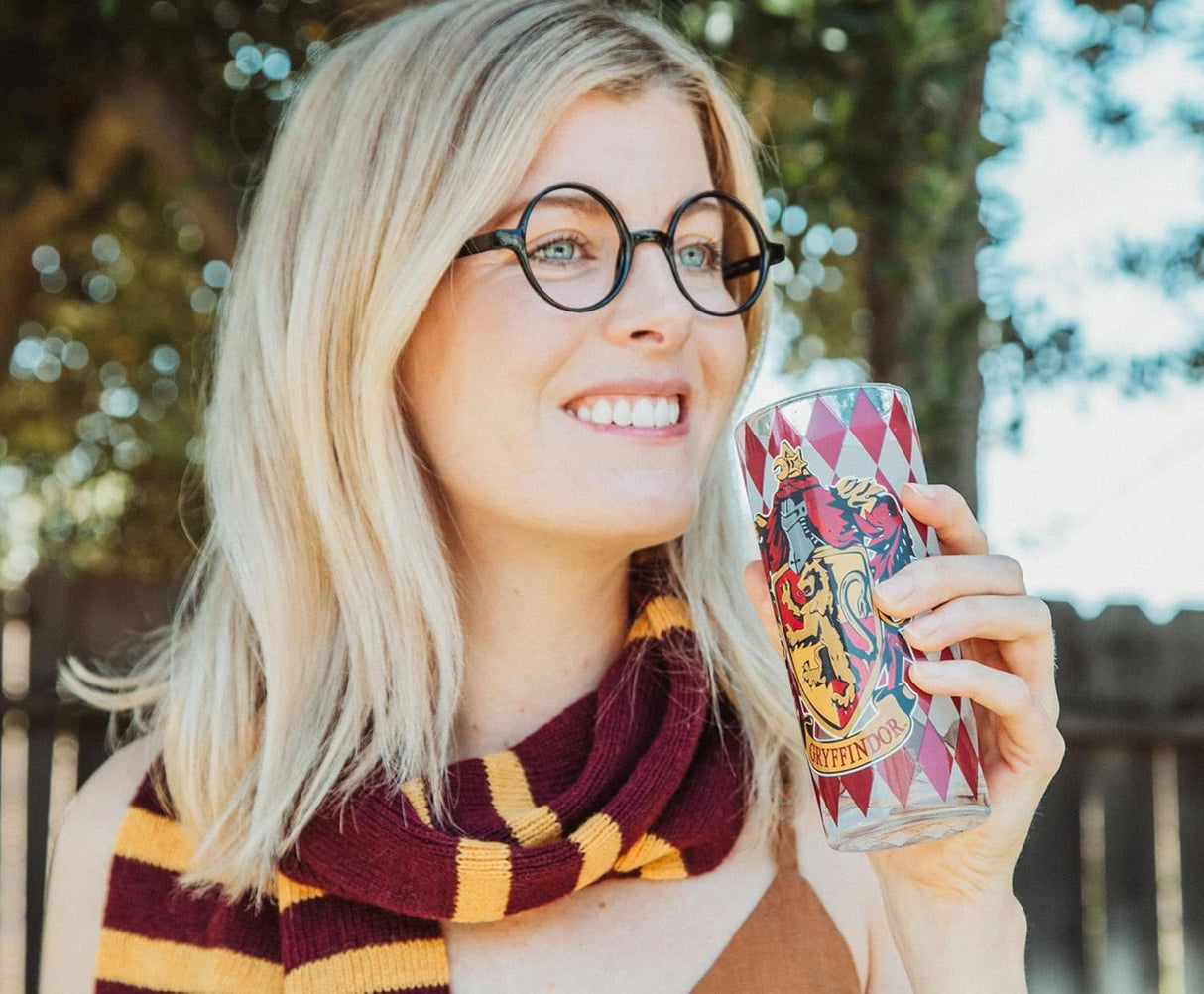 Harry Potter Hogwarts House Crests 4-Pack Tumbler Set, 10-Ounces