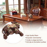 Feng Shui Wood-Grain Elephant Statue – Lucky Wealth Figurine – view 4