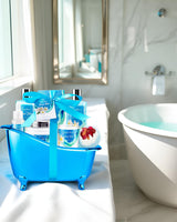 Father'S Day Gifts for Women & Men Bath & Body Gift Set, Bath Basket Spa Kit Gifts for Her Him Birthday Gift, Self-Care Home Spa Kit, 8Pcs Christmas Gift for Women Ocean Vanilla, Spa Gift Baskets