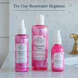 Rosewater Facial Toner with Hyaluronic Acid, Dry to Combination Skin Care, Hydrating Toner Refines Pores & Minimizes the Appearance of Fine Lines & Wrinkles, Alcohol Freeǂ, Vegan, 8Oz