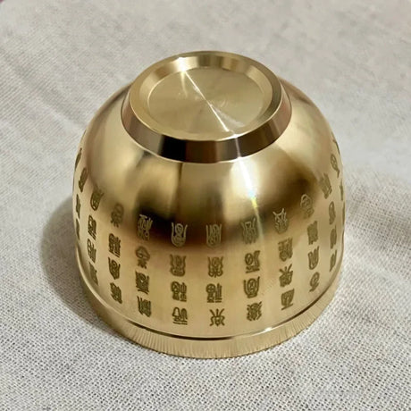 Feng Shui Hundred Blessings Bowl – Mini Copper Treasure Bowl – view 3