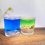 Ocean Gel Crystal Candle – Handmade Soy Wax Cup – view 2