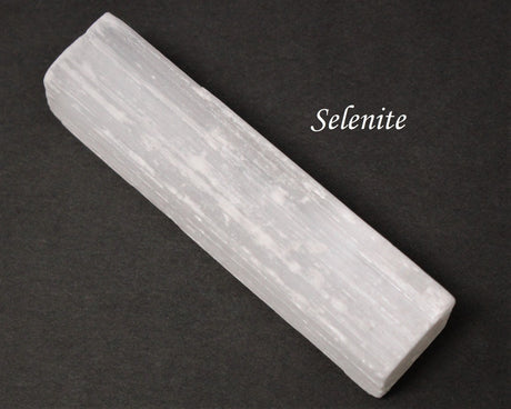 LARGE 7 Chakra Rough Stone Set - Seven Raw Stones, Selenite Stick & Directions (Chakra Gifts)