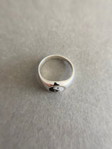 Sterling Silver Yin and Yang Rings - Sterling Silver