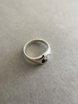 Sterling Silver Yin and Yang Rings - Sterling Silver